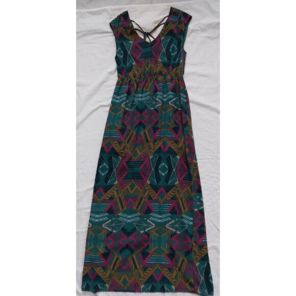 Anthropologie Everly Dresses & Skirts - Everly Maxi Dress Aztec Southwestern Geometric Green Womens Size Small